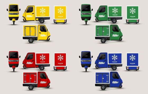 Optioneel 1000/1200/2000/3000W elektrische driewielers voor familie 3-wiel E-bike en Pedicab