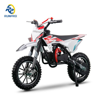 10/10 Wielen Kindersport 49cc 2 slag Dirt Bike voor buiten plezier en avontuur