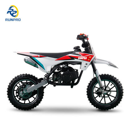 10/10 Wielen Kindersport 49cc 2 slag Dirt Bike voor buiten plezier en avontuur