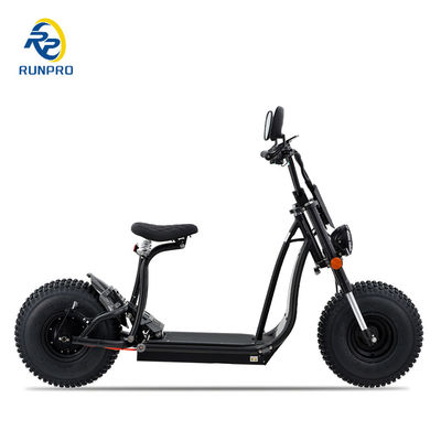 Elektrische scooter Citycoco Fat Tire 1500W 2*1500W 60V opvouwbaar lange afstand met EEG COC