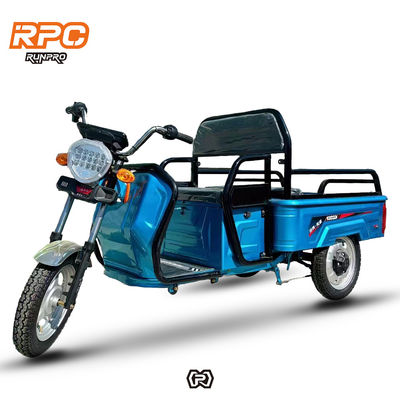 Custom Farm 1200W elektrische driewieler motorfiets met voordrom achterdromrem
