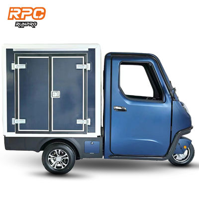 RUNPRO Lichte driewielbatterij roestvrij staal elektrische vracht driewielers 1000W-3000W