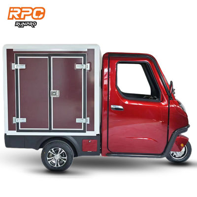 RUNPRO Lichte driewielbatterij roestvrij staal elektrische vracht driewielers 1000W-3000W