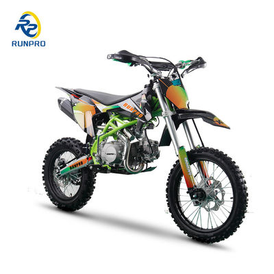 125cc benzine enkelcilinder 4 slag Dirt Bike Motocross Kick Start Elektrische start