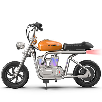 Oplaadbare racemotorfiets voor kinderen Max. vermogen 200w Li-ion batterij 22.2V 5.2A