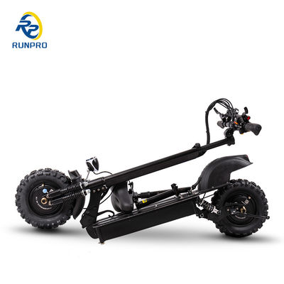 11&quot; voor- en achterbuisloze off-road unisex elektrische scooter 800W 1000W*2 60V18ah