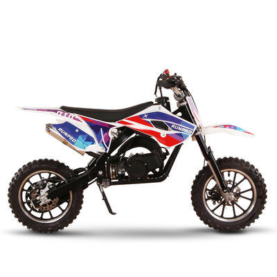 RUNPRO Two Stroke Off Road Mini Dirt Bike Goed en Verplaatsing 50CC voor maximale lading van 60kg