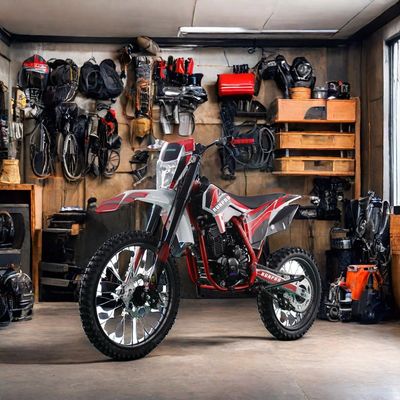250cc off-road 4-takt benzinemotocross Dirt Bike met elektrische start en schijfrem