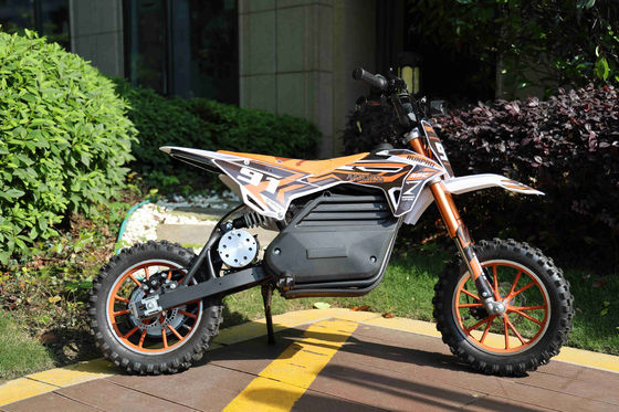RUNPRO 2024 1000W elektrische Dirt Bike voor kinderen aanpasbare Mini Trail Pocket Bike Disc F/R