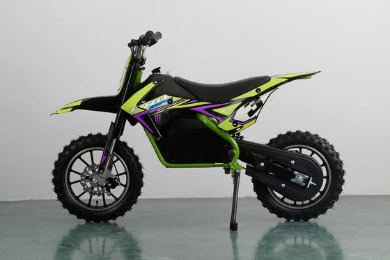 Voorrem met gedraaide schijfremmen 36V Mini Electric Moto Cross 800W Dirt Bike voor kinderen