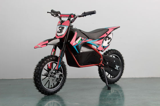 Voorrem met gedraaide schijfremmen 36V Mini Electric Moto Cross 800W Dirt Bike voor kinderen