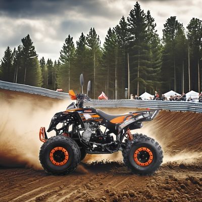 125cc semi-automatische quad bike off road quadrimoto moto handmatig voertuig atv quad 4 wieler