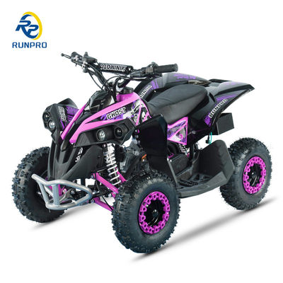 49cc 50cc kinder 4-wiel benzine mini ATV met handbediening plastic elektrische ATV's voor de lol