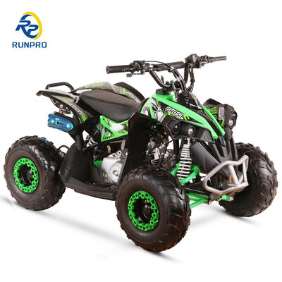 Hoog zicht Features 110cc keten aandrijving Electric ATV Vierwielige motorfiets display