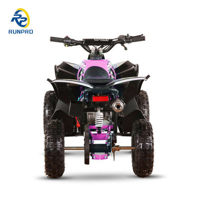 Kinderen elektrische ATV's 49cc 50cc 4-wiel benzine mini ATV met hand bediend plastic