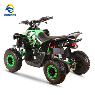 Kinderen elektrische ATV's 49cc 50cc 4-wiel benzine mini ATV met hand bediend plastic