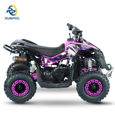 Kinderen elektrische ATV's 49cc 50cc 4-wiel benzine mini ATV met hand bediend plastic