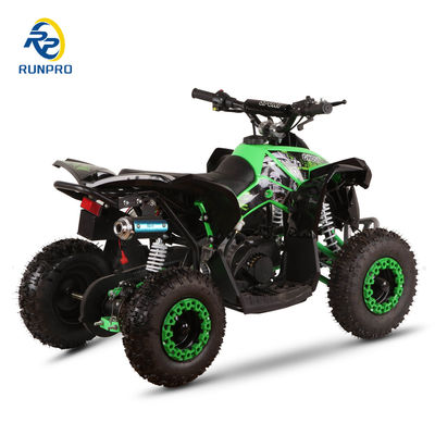 Kinderen elektrische ATV's 49cc 50cc 4-wiel benzine mini ATV met hand bediend plastic