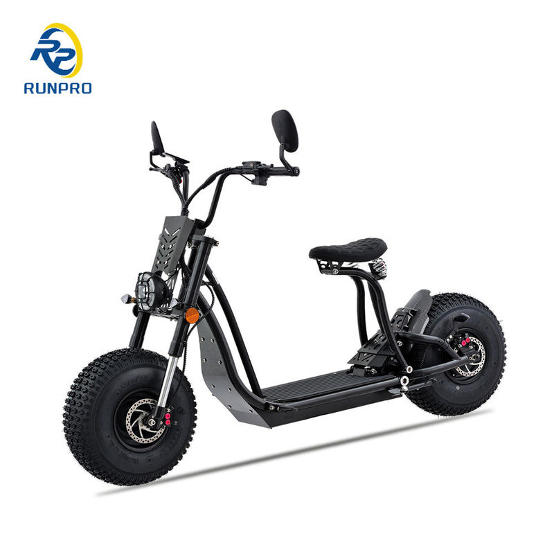 Unisex 1500W 2*1500W 60V EEG COC Fat Tire Adult Chopper Electric Scooter Citycoco met CE
