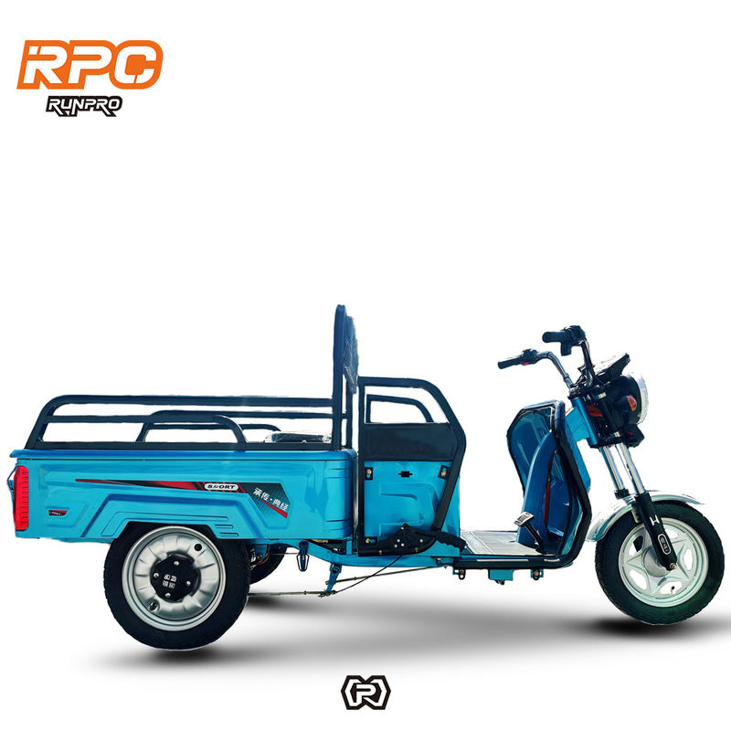 Custom Farm 1200W elektrische driewieler motorfiets met voordrom achterdromrem