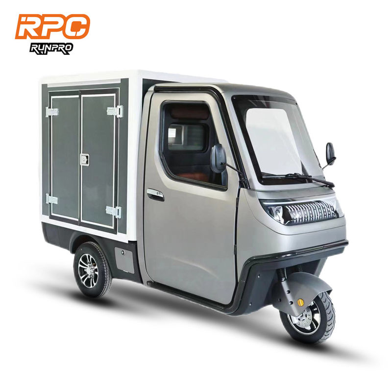 Gesloten elektrische vrachttricycle met EEG-certificering en 60V/72V regelaar