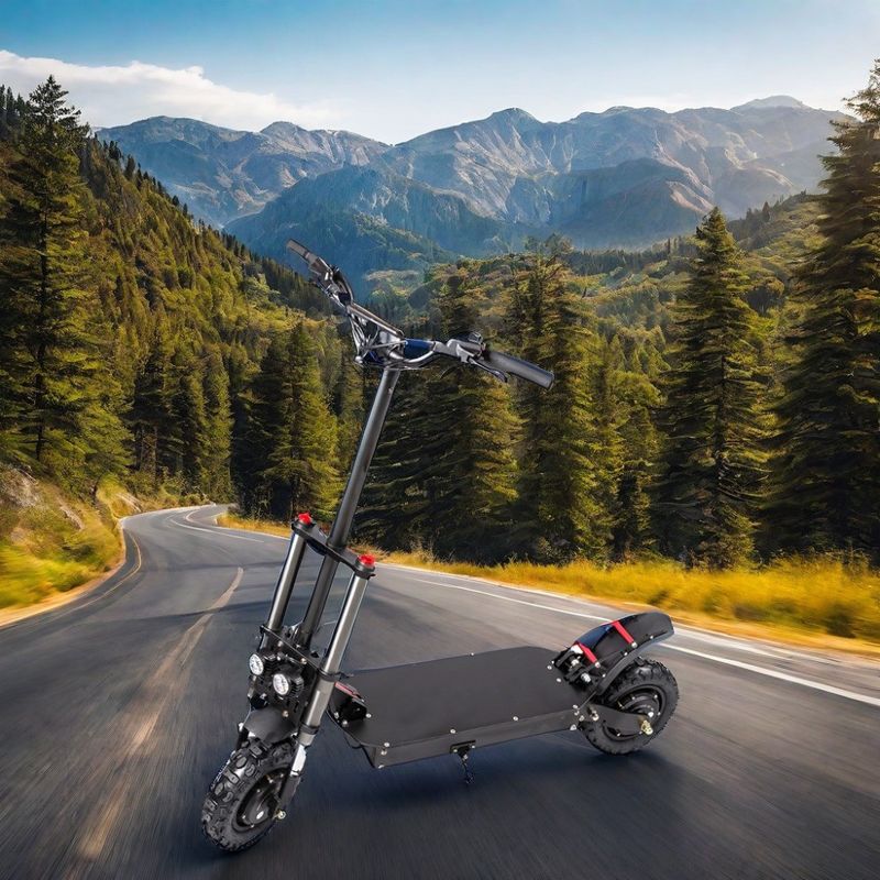 Unisex krachtige 60V snelheid Dual Motor Elektrische motor 2000W-3000W Off-Road scooter