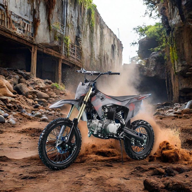 Elektrische start 110CC 125CC 4 slag DIRT BIKE Offroad Motorfiets voor volwassenen en kinderen