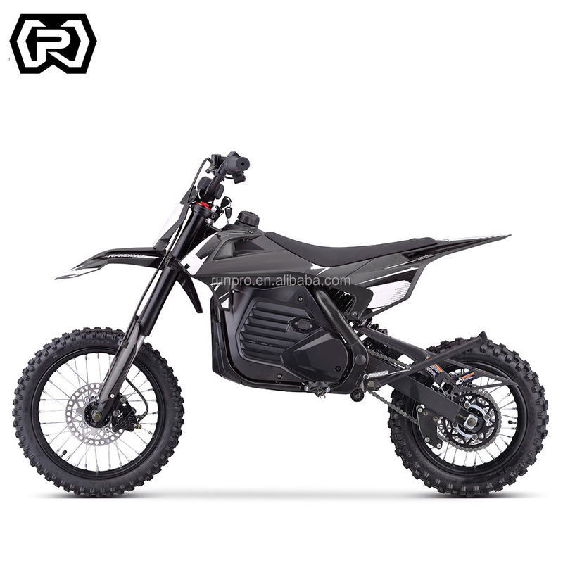 Racing Electric Dirt Bike 1200W 48V met FRONT INVERTED FORK en 48V20AH Li-ION batterij