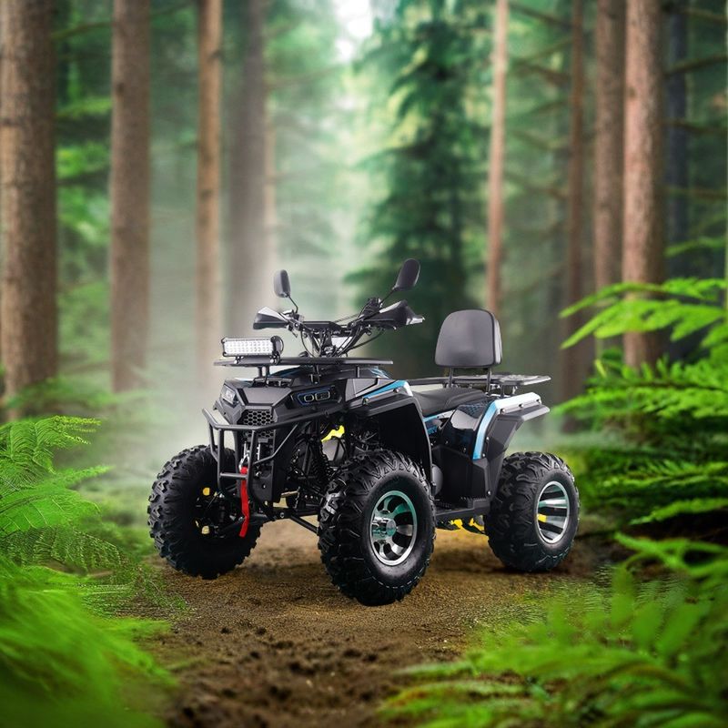 200CC ATV 250CC ATV Volwassen ATV Vierwieler met keten aandrijving en 1000W elektrische trekstart