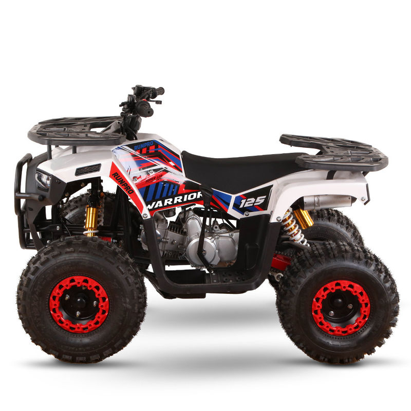 CE-gecertificeerde gas aangedreven kids quad bike 110cc 125cc ATV vierwieler met keten aandrijving