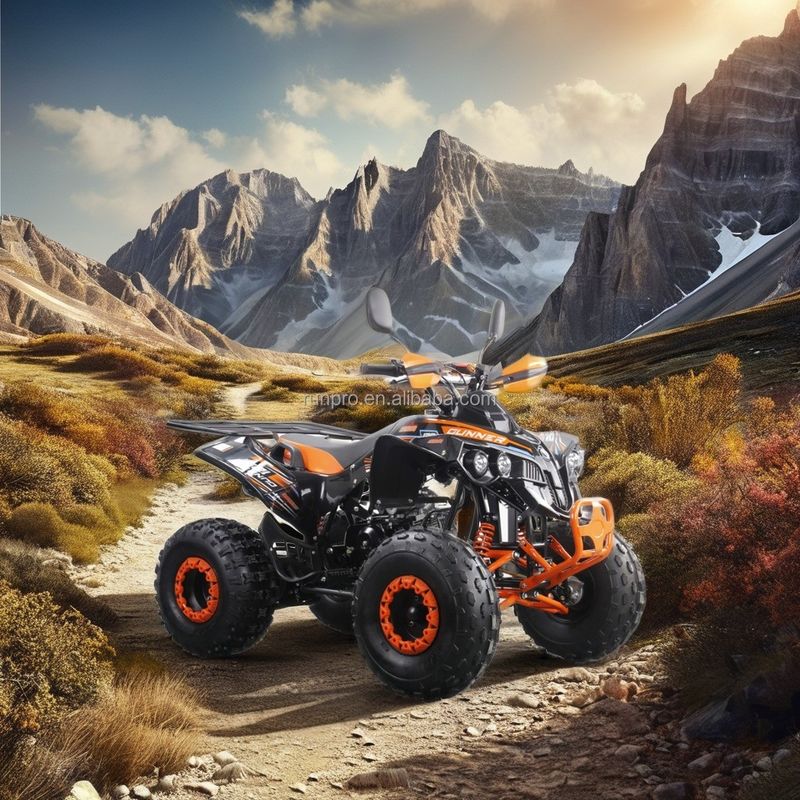 125cc semi-automatische quad bike off road quadrimoto moto handmatig voertuig atv quad 4 wieler
