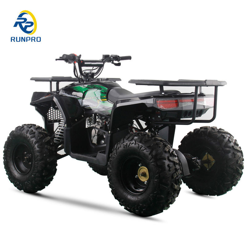 10 inch banden en eencilinder motor 125cc 2WD gas aangedreven ATV quad voor volwassenen