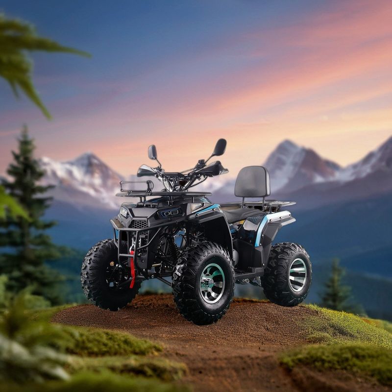 RUNPRO 200CC ATV Quad Bike voor volwassenen Elektrische trekstart en automatische transmissie